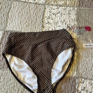 Hapari Brown and White Floral Bikini Bottom